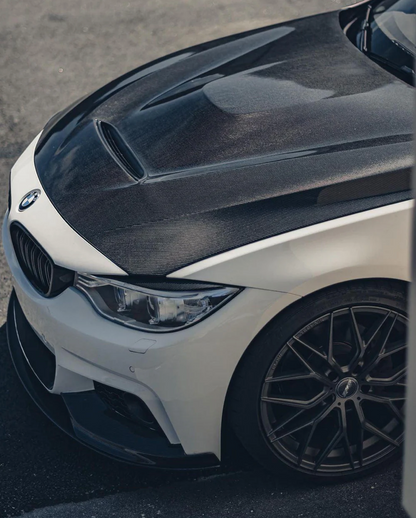 F30 3-SERIES & F32/F33/F36 4-SERIES GTS STYLE CARBON FIBER FRONT HOOD