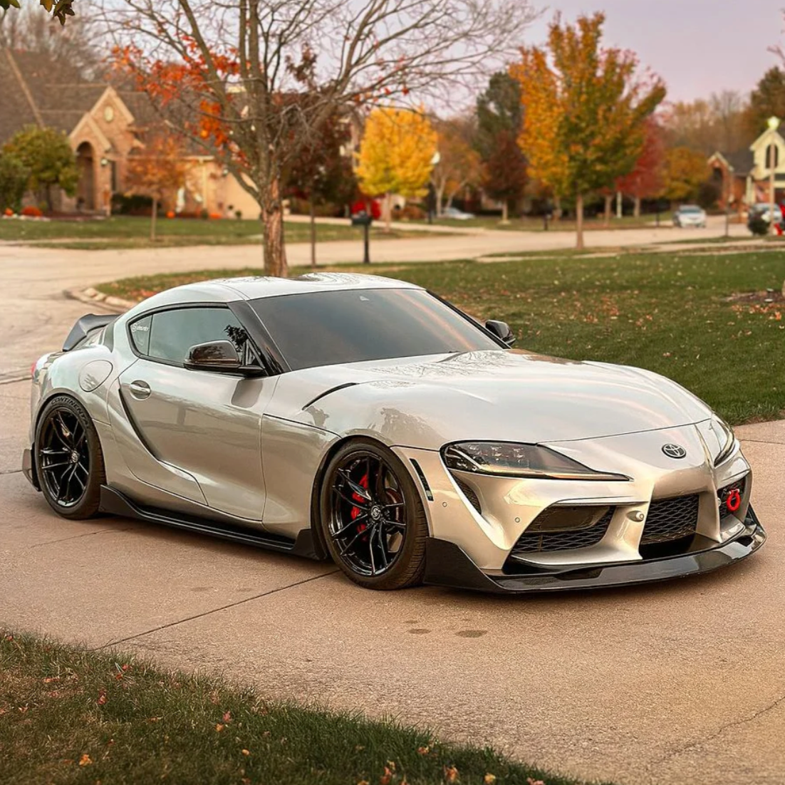 A90/A91 SUPRA MK5 AG STYLE CARBON FIBER SIDE SKIRTS