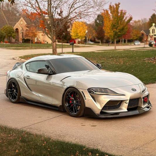 A90/A91 SUPRA MK5 AG STYLE CARBON FIBER SIDE SKIRTS