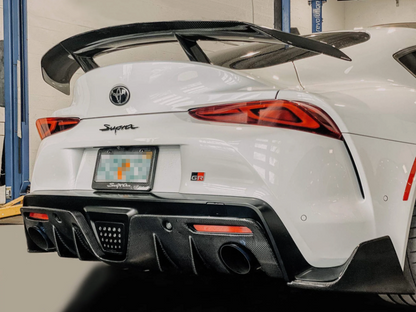 A90 GR SUPRA AG STYLE CARBON FIBER REAR DIFFUSER